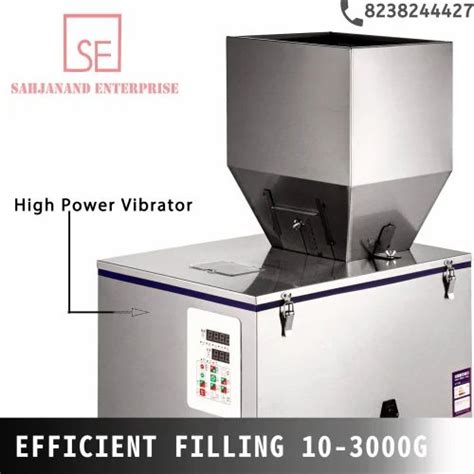 Electric Semi Automatic Granules Weighing Filling Machine 220 Filling