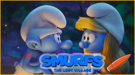 Coloring Smurfs The Lost Village With Smurfette And Hefty Kids