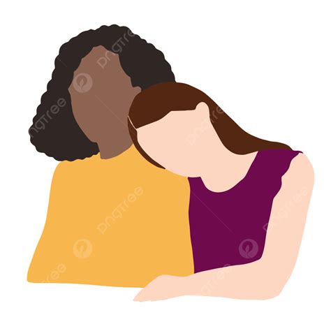 Lgbt Pride Clipart Transparent Background Lesbian Couple Vector Lgbt