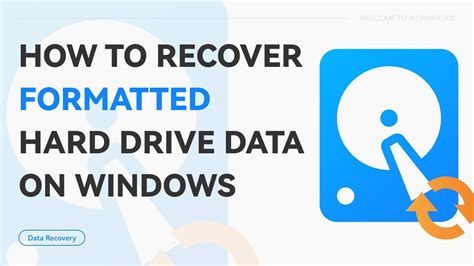 How To Recover Formatted Hard Drive Data WorkinTool Data Recovery