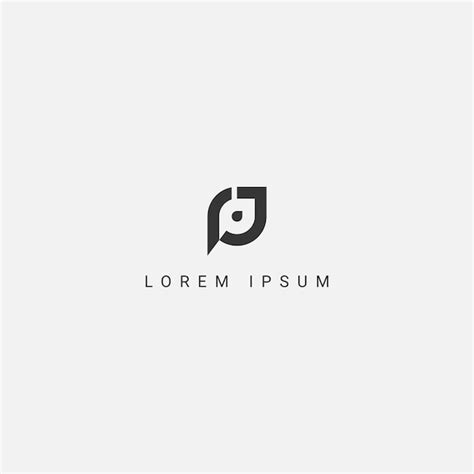 Premium Vector Creative Minimal Pj Jp Letter Business Logo Initial