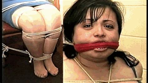 Yr OLD FEISTY BBW GETS MOUTH STUFFED CLEAVE GAGGED BAREFOOT