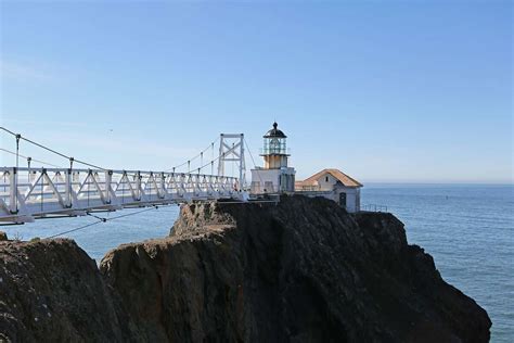 Point Bonita Lighthouse On A Precarious Perch