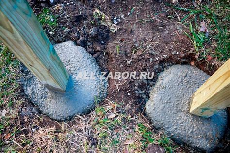 Как забетонировать столбы для забора — пошаговая инструкция | Статьи