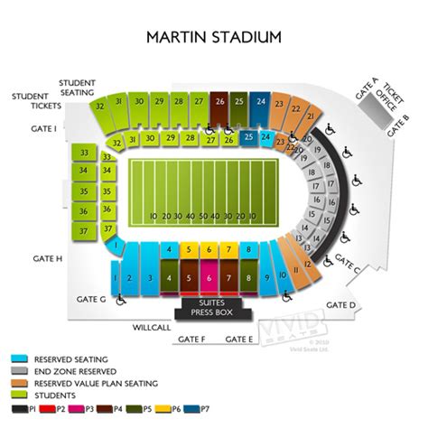 Martin Stadium Seating Chart | Vivid Seats