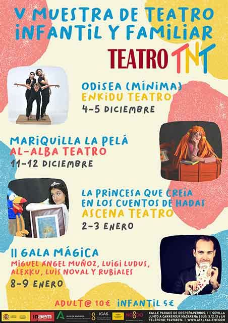 V Muestra Teatro Infantil Y Familiar En TNT Sevilla 2021 22 OnSevilla