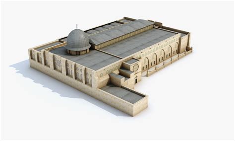 Al Aqsa Mosque 3d Model Turbosquid 1824979