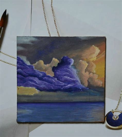 Clouds painting | Painting, Cloud painting, Beautiful oil paintings