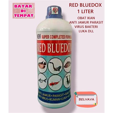 Jual Liter Red Bluedox Original Obat Ikan Obat Jamur Ikan Anti