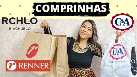 COMPRINHAS RENNER C A E RIACHUELO YouTube