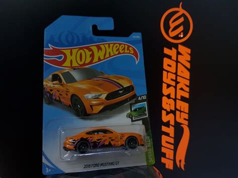 Hot Wheels SPEED BLUR CAO PERFORMANCE KOILES SUSPENSION FORD MUSTANG GT ORANGE BLACK