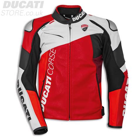 Ducati Corse C Jacket White Red