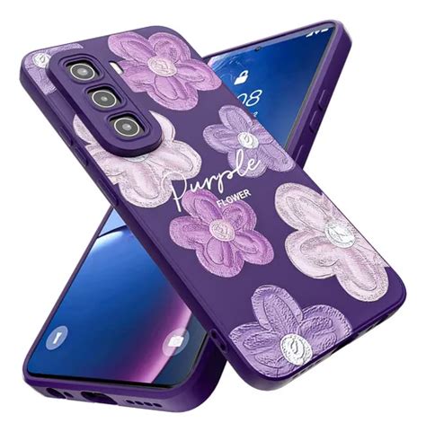Funda Para Infinix Hot 50 Pro 4g Carcasa Uso Rudo Con Flores Dibujos Meses sin interés