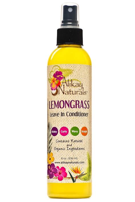 Alikay Naturals Lemongrass Leave In Conditioner 8oz Beauty And Personal Care