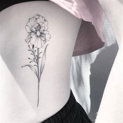 Discover 94+ about iris flower tattoo unmissable - Billwildforcongress