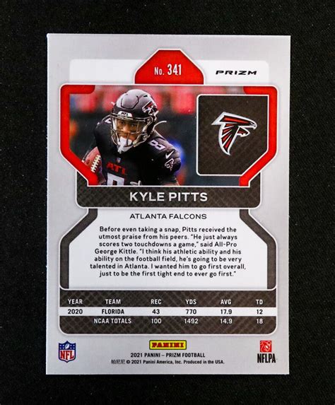 Panini Prizm Kyle Pitts Rookie Orange Ice Prizm Ebay