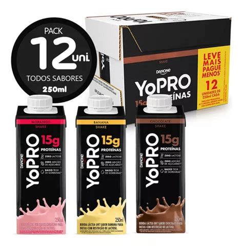 Danone Yopro G Sabores Pack Unidades Frete Gr Tis