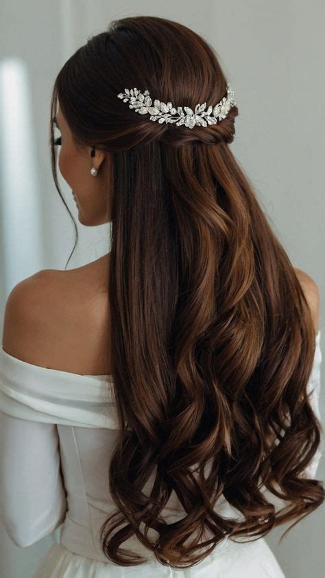 Princesa Penteado De Noiva Solto - Pin de geovana de em Casamento | Penteados noiva princesa, Penteado de ...