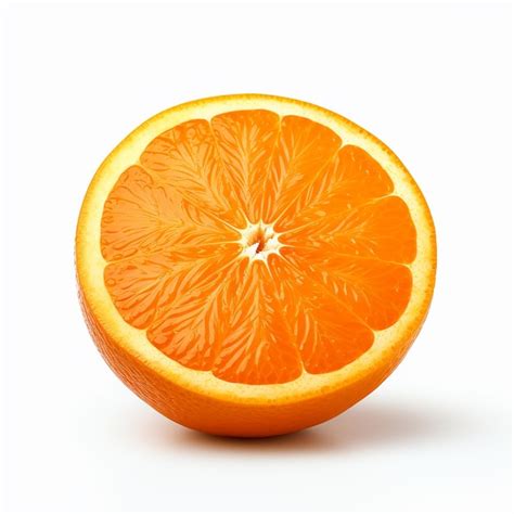 Premium AI Image | Orange on White Background No Shadow No Reflection