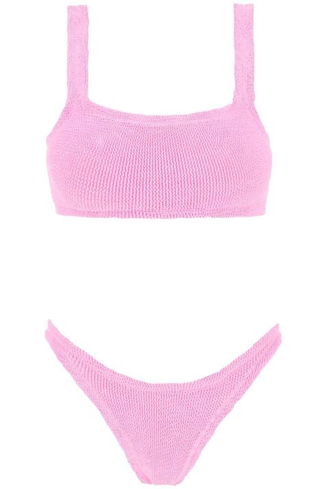 Buy HUNZA G Xandra Bikini Set Rosa At 33 Off Editorialist