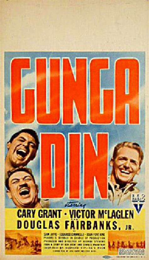 Gunga Din 1939 U.S. Mini Window Card Poster - Posteritati Movie Poster ...