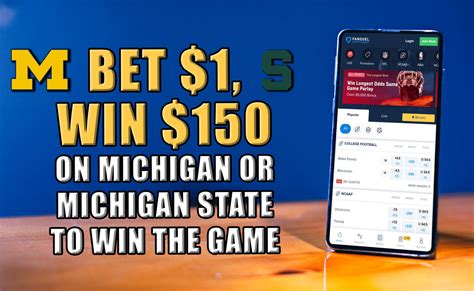 FanDuel Sportsbook Promo: Bet $1, Win $150 on Michigan or Michigan State