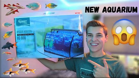 Hygger Gallon Aquarium Kit Unboxing And Set Up Youtube