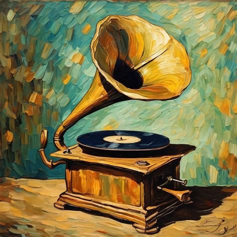 vintage  gramophone iconic album covers retro gramophone art
