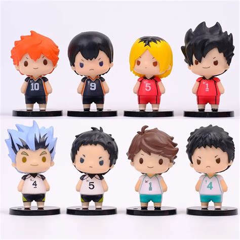 Action Figure Haikyuu Chibi Hinata Kageyama Kenma Kei Tesuro Oikawa