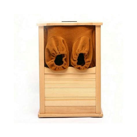 Home Health Wooden Far Infrared Foot Sauna Massager China Foot SPA