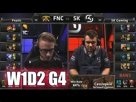 Fnatic Vs SK Gaming S5 EU LCS Summer 2015 Week 1 Day 2 FNC Vs SK