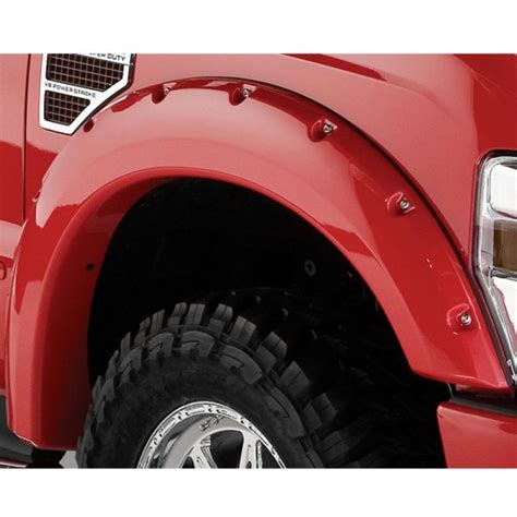 Bushwacker® Ford F 350 Super Duty 2008 Pocket Style™ Matte Black Fender Flares