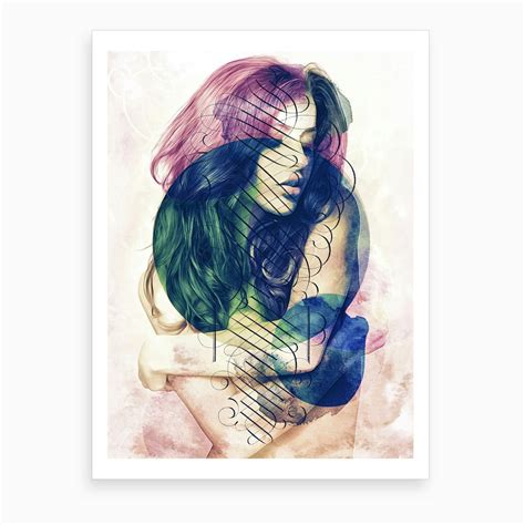 Self Embrace Art Print by Barrett Biggers Artist - Fy