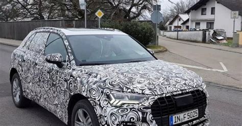 Audi Q Wearing Production Body Spied On Test