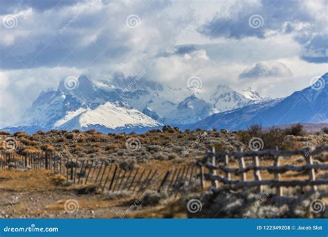 Patagonia mountains stock photo. Image of deep, patagonia - 122349208