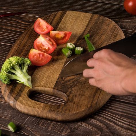 Wooden cutting board vegetable and fruit cutting board pizza | Etsy