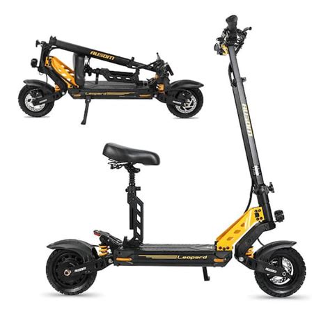 Wildaven Folding Electric Scooter With 1000 Watt Powerful Motor 48 Volt 208ah Lithium Battery