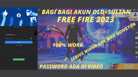 Bagi Bagi Akun Sultan Free Fire Gratis Hari Ini Part