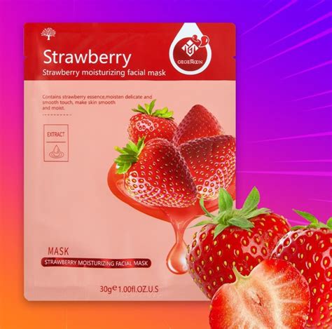Тканевая маска для лица Gegemoon Strawberry | отзывы