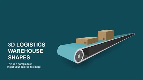 3d Logistics Warehouse Powerpoint Shapes Slidemodel