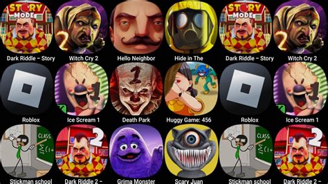 Dark Riddle With Cry Hello Neighbor Hide In The Roblox Ice Scream