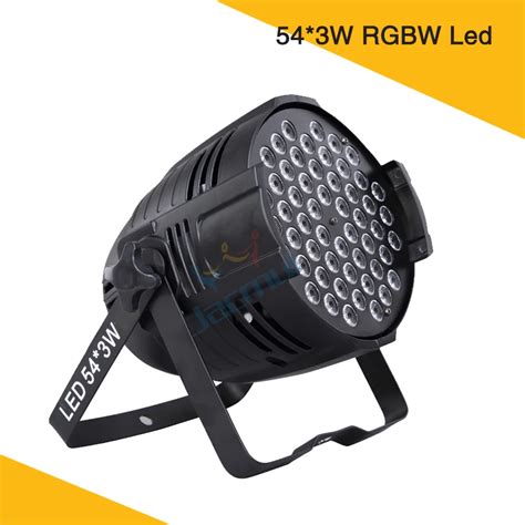 Mini Led Par Light 54pcs 3w Rgbw Led Par Can Dmx Stage Lights Disco Bar