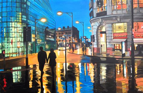 Reflections in the Rain – Urbis Manchester | Angela Wakefield