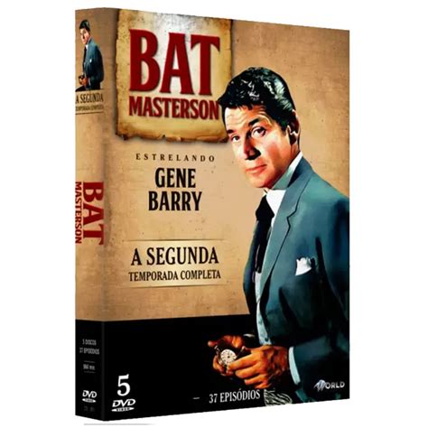 DVD Bat Masterson 2ª Temporada Completa Digibook 5 Discos