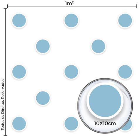 Adesivos Antiderrapante para Banheiro Bolinhas Azuis Frete Grátis