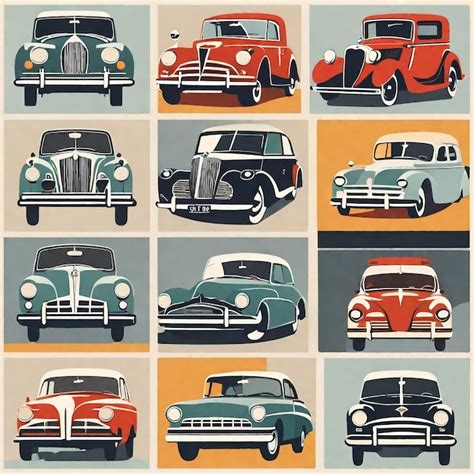 Premium AI Image | Vintage Classic Car Collection