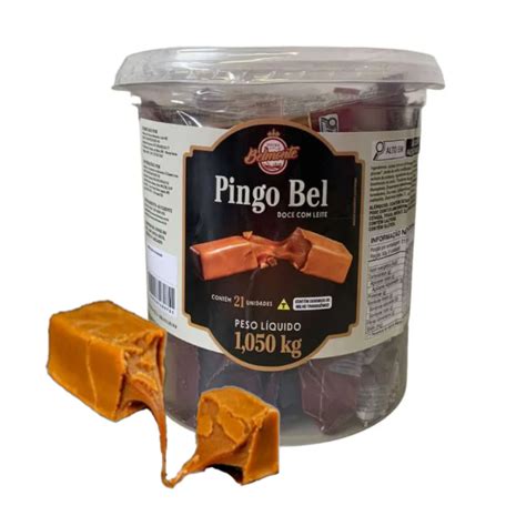 Doce De Leite Pingo Bel Ouro De Minas Pote 21 Unid 1 050kg