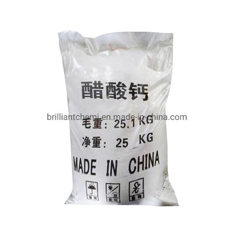 CAS 62 54 4 Food Grade Stabilizer Corrosion Inhibitor Calcium Acetate