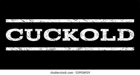 Cuckold Watermark Stamp Text Caption Between: Stock-Vektorgrafik ...