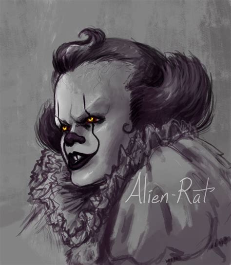 Practice Sketch Of Pennywise In Between Commissions Pennywise